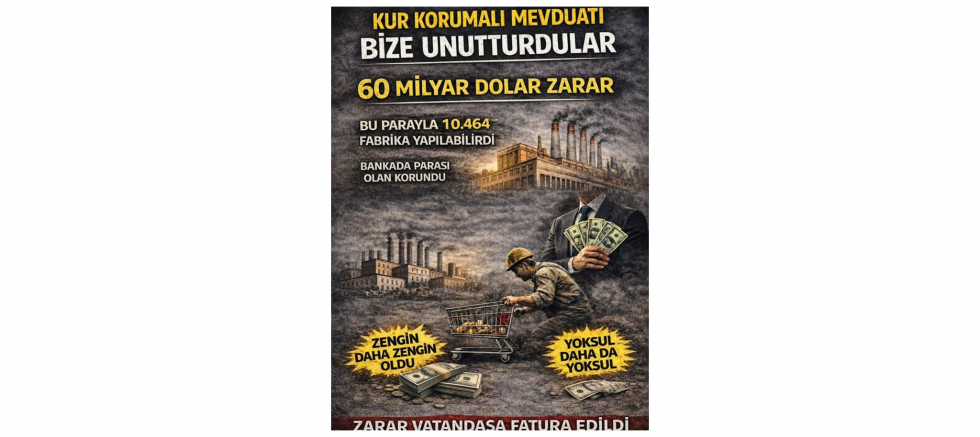 Bayram Küçük: Kur Korumalı Mevduatın Bedelini Vatandaş Ödedi - GÜNDEM - İnternetin Ajansı